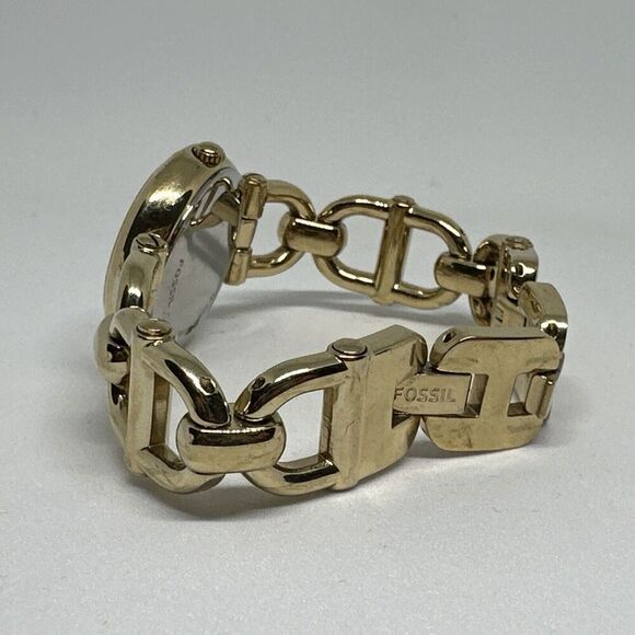 Fossil Olive ES3349 Women's Gold Stainless Steel Analog Dial Quartz Watch HME100 - Picture 8 of 11